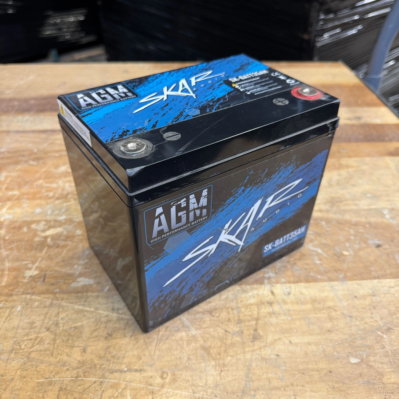 USED SKAR AUDIO 12V 35Ah AGM HIGH PERFORMANCE CAR AUDIO BATTERY | SK-BATT35AH