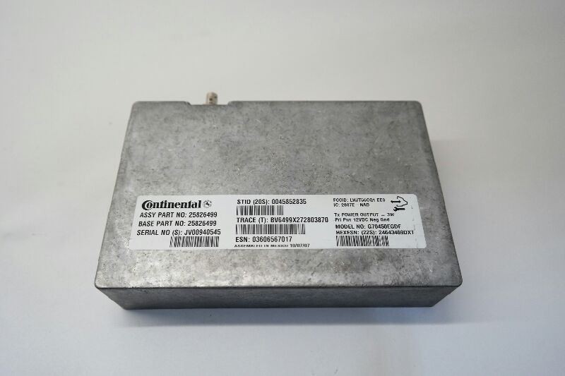 2008 - 2009 PONTIAC G8 Chassis ECM Communication