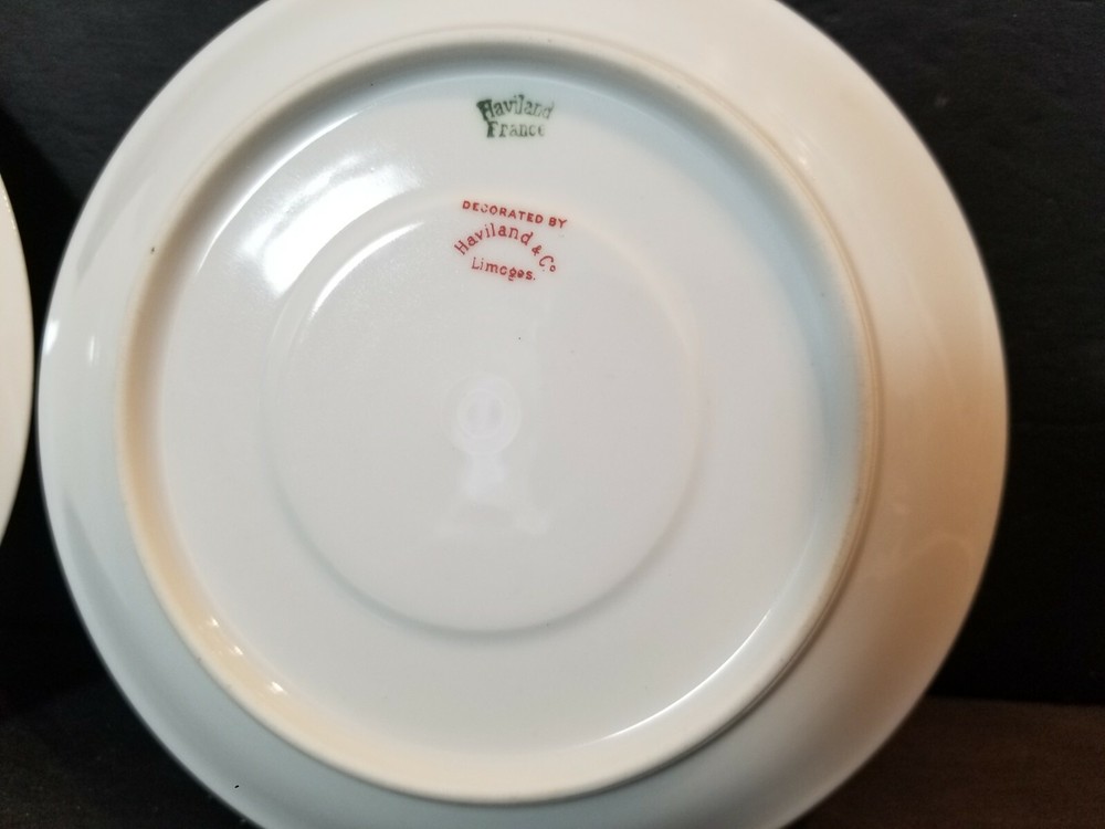 Schleiger 796 By Haviland 2 Pcs. Saucers