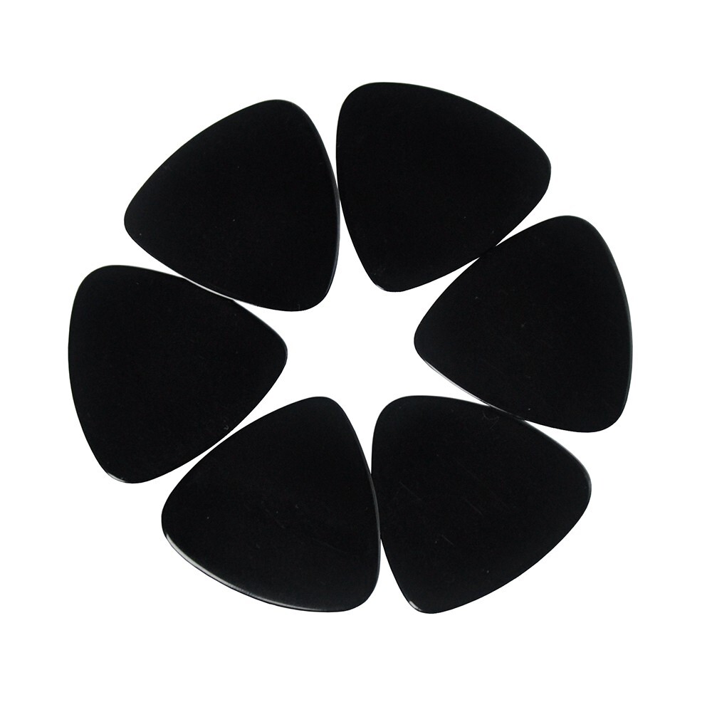 100Pcs Thin 0.46mm Celluloid 346 Rounded Triangle Guitar Picks Assorted Colors