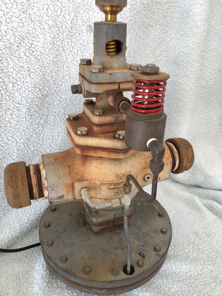 Custom Made Industrial Valve Lamp Light 