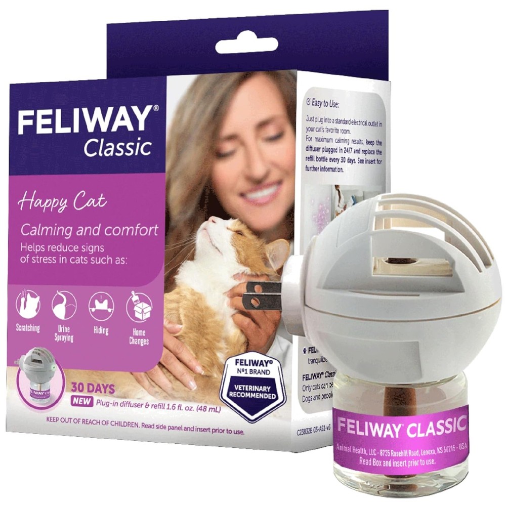Pheromone Diffuser Kit for Cats - Reduce Signs of Stress