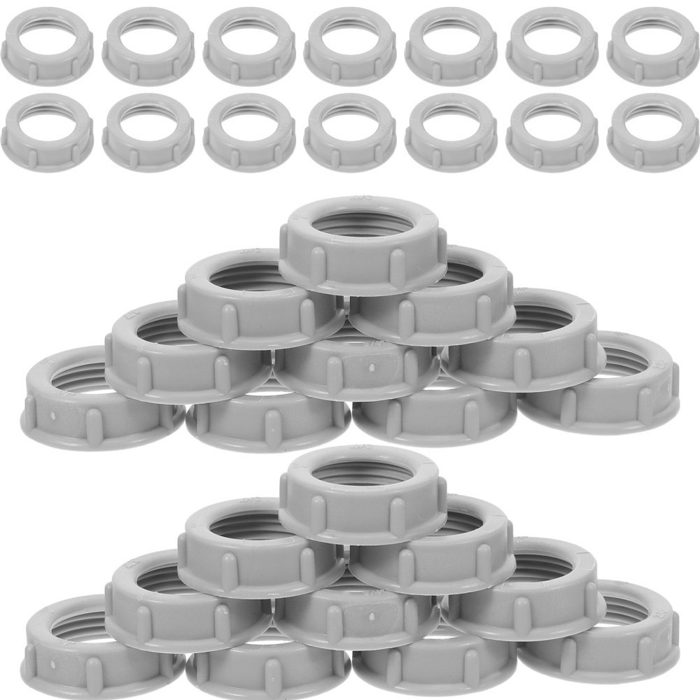 100 Pcs Insulating Conduit Bushing Hand Tighten Control Panel Fitting