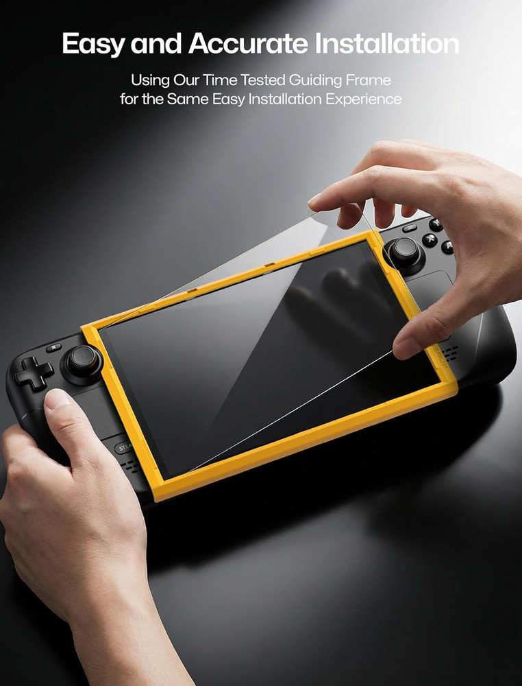 2-Pack Obsidian AR Screen Protector for Steam Deck, Anti-Reflection & Ultra Clea