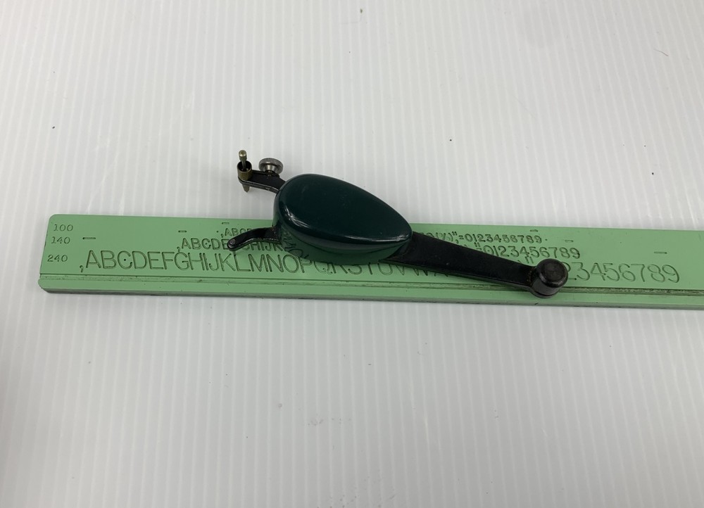 Vintage Keuffel & Esser K & E Doric Lettering Set 8915 Drafting Engineering Tool