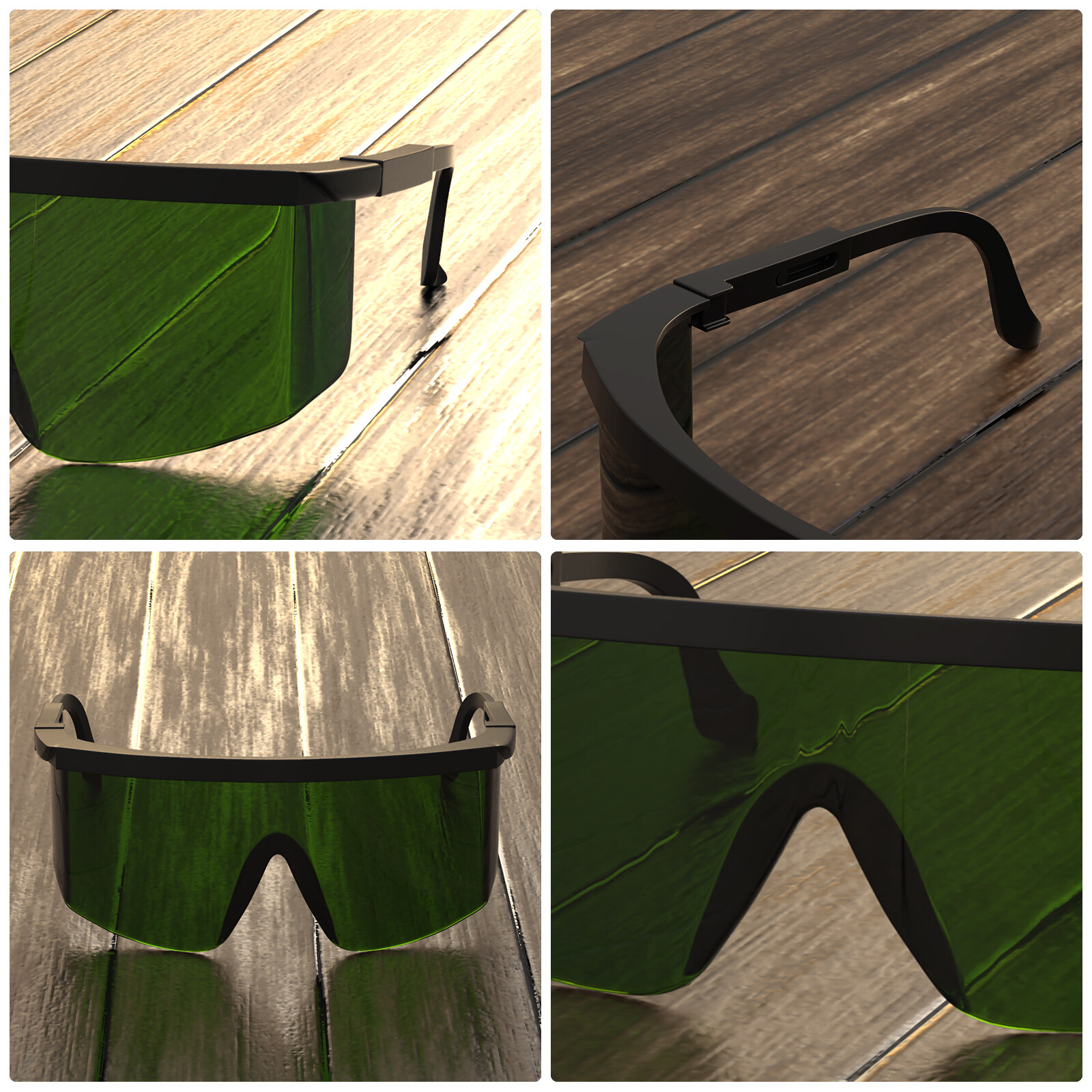 Laser Safety Goggles LED Protection Glasses W/ Box for KTS Light Therapy Device