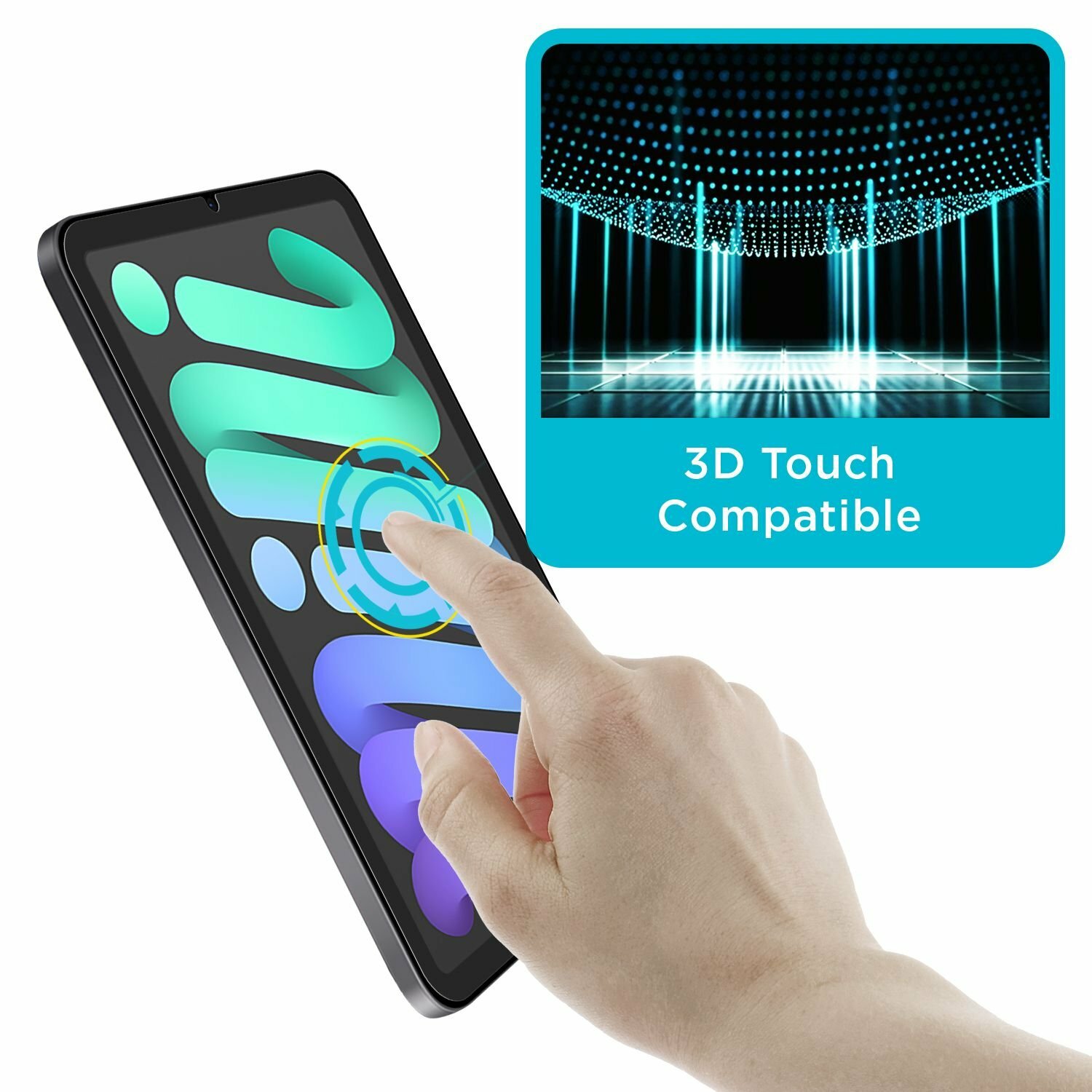 Tech Armor Anti-Glare Film Screen Protector Apple iPad Mini 6 2021 - 3 Pack