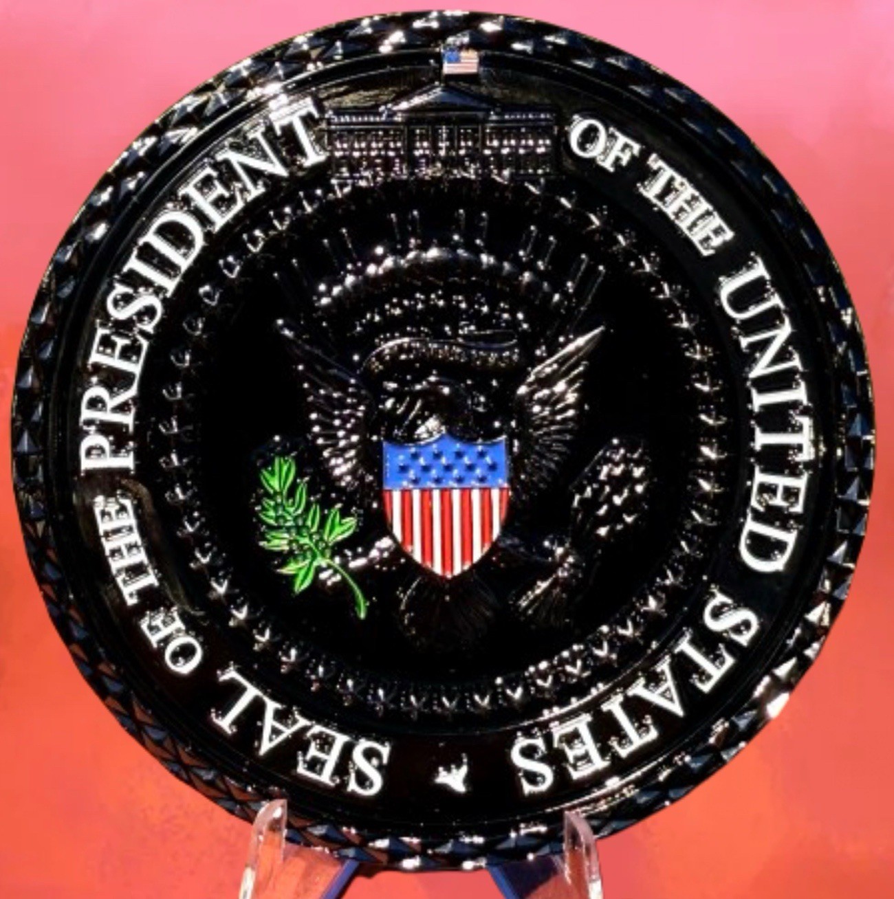 President Trumps Challenge Coin. Dark Version. The Victory Coin.
