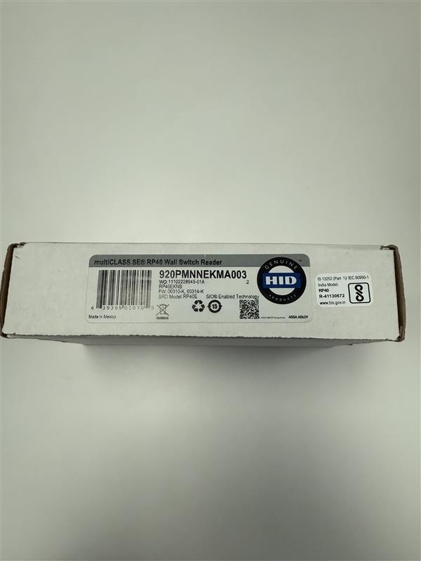 HID 920PMNNEKMA003 RP40 Wall Switch Reader Brand New