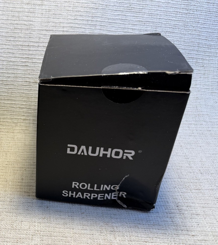 DAUHOR Rolling Knife Sharpener Set 400/1000 Grit w/ Angle Base
