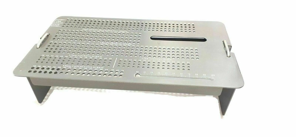 Orthopedic 3.5mm Locking screw instruments Empty case tray box surgicals