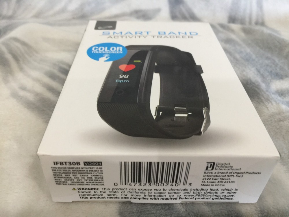 iLive IFBT30B Smart Band Activity Tracker New