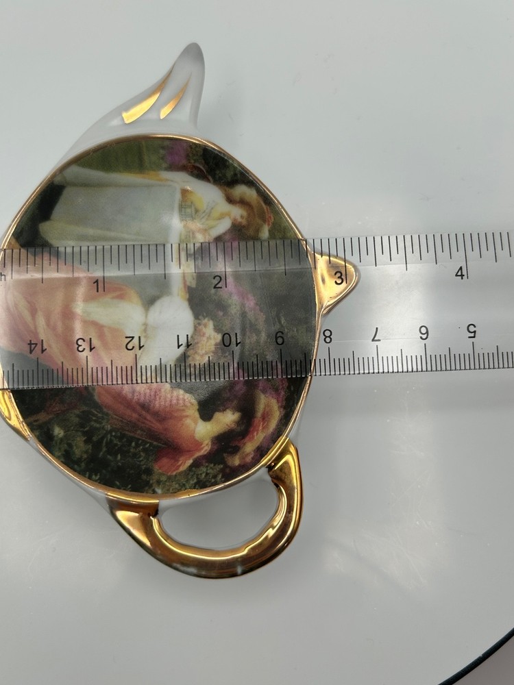 Victorian Porcelain Tea Bag Tidy