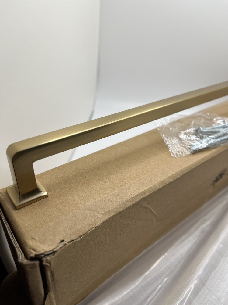 Gold Brushed Satin Brass Stainless Steel Bar Pulls Kitchen Cabinet Handles Knobs