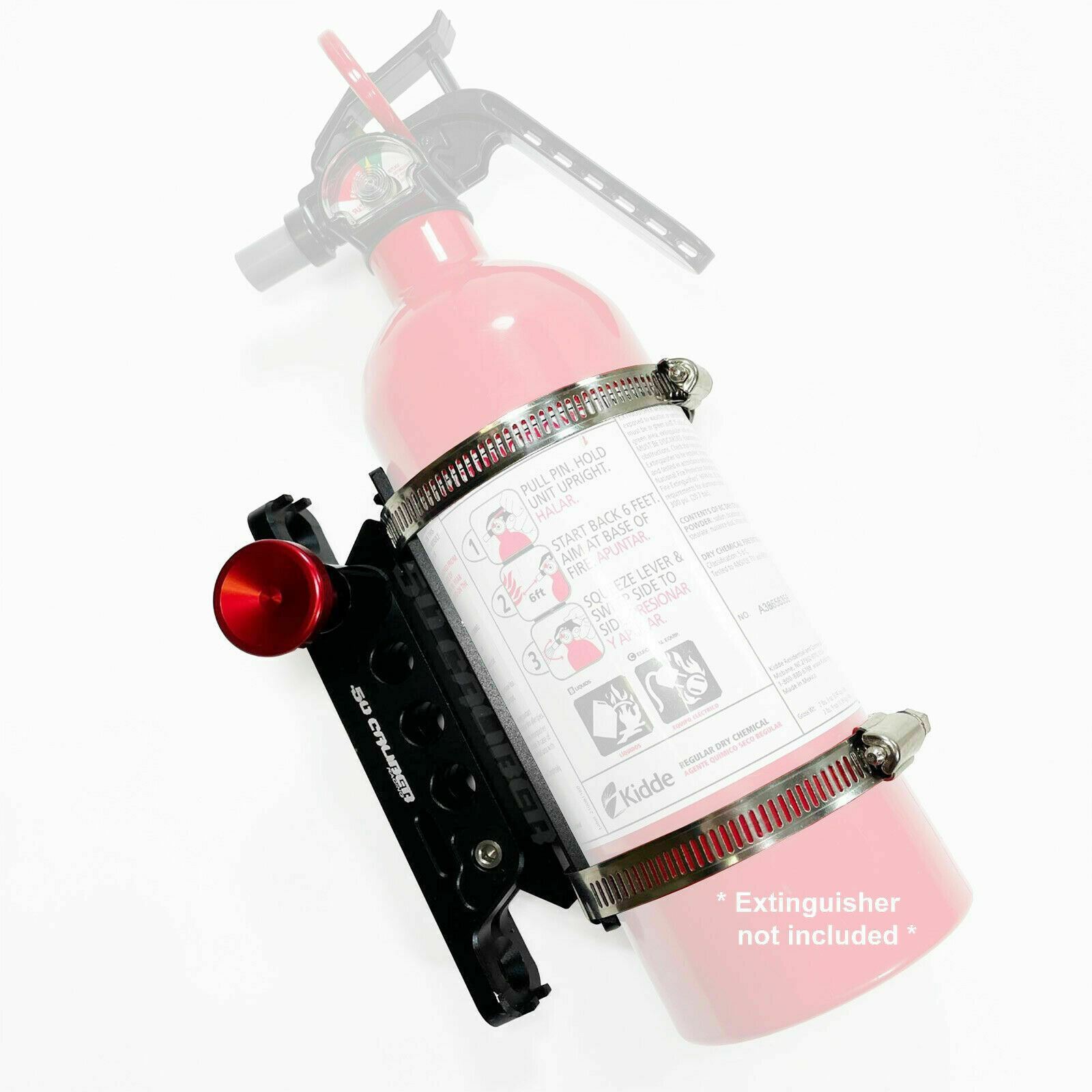 50 Caliber Racing Quick Release Extinguisher Mount for RZR X3 KRX Talon YXZ1000R