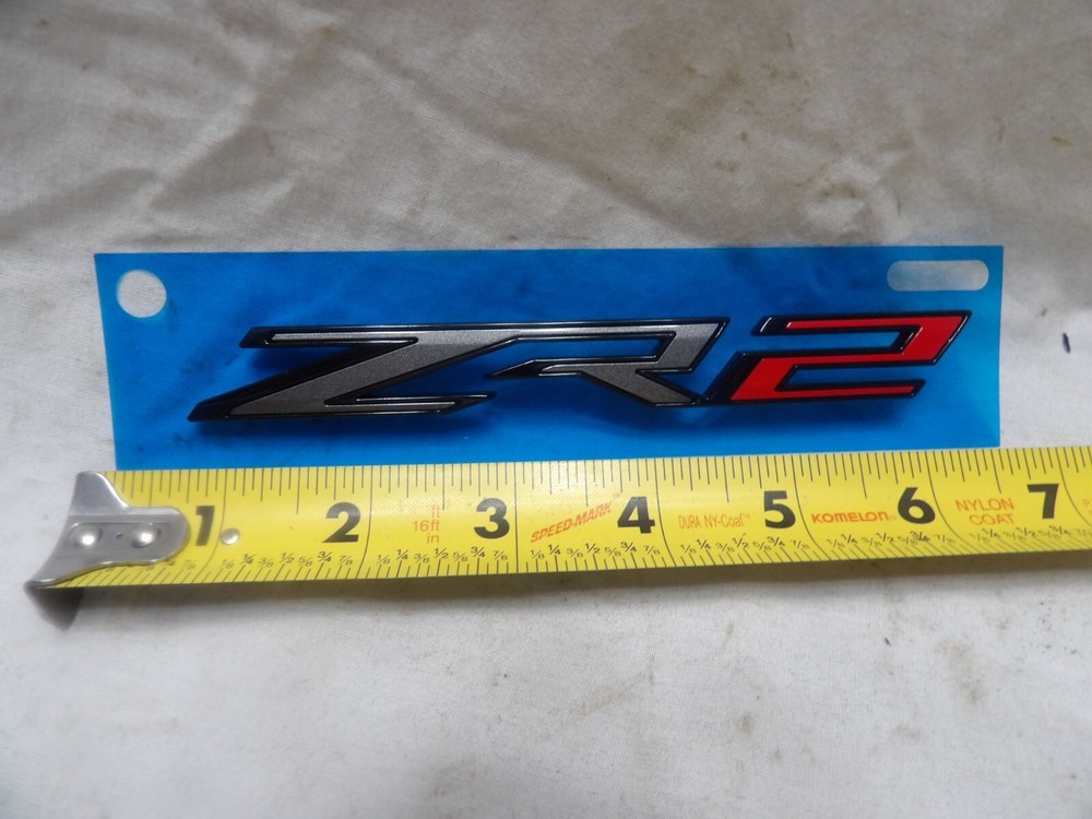 ZR2 Emblem 1pc. Tailgate - Colorado