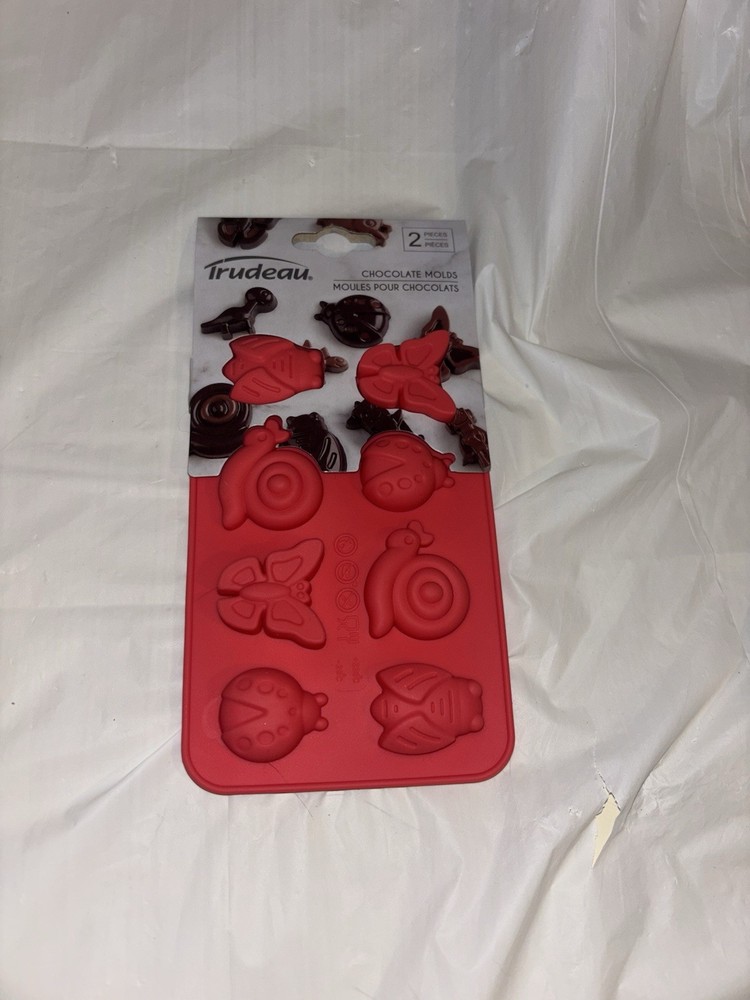 Trudeau Silicone Candy Mold 2/NEW