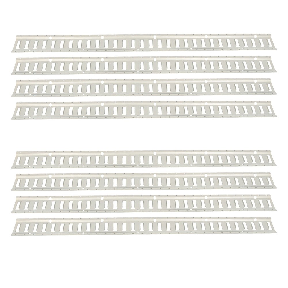 Labwork 8 Pack 5' E Track Tie Down Rail Kit Galvanized For Trailer Truck Van