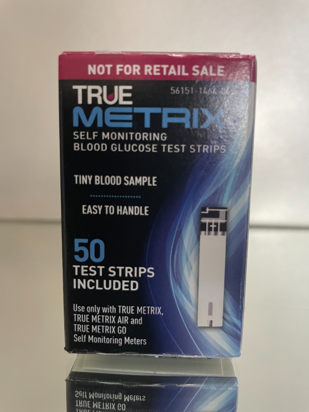 True Metrix Blood Glucose Test Strips 50 CT (1 BOX) EXP  05/2027. FREE SHIP