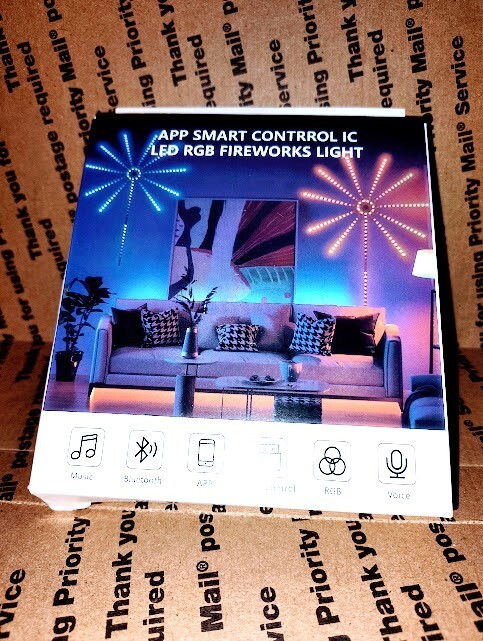 APP SMART CONTROL IC LED RGB FIREWORKS LIGHT