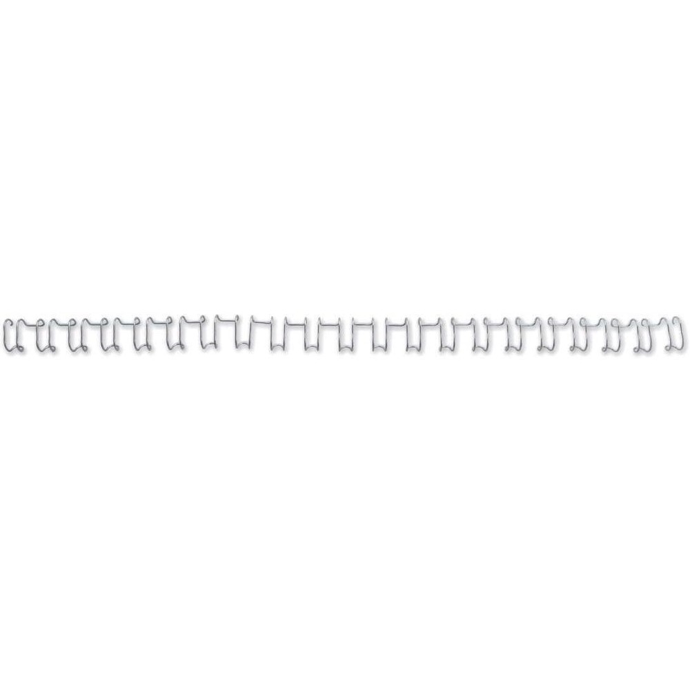 NEW Gbc Wire Binding Comb 21 Loop 10mm A4 Silver Pack 100