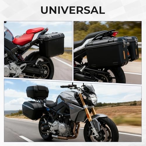 Universal Upgrade Motorcycle Side Case Mounting Kit Support Rack Detachable