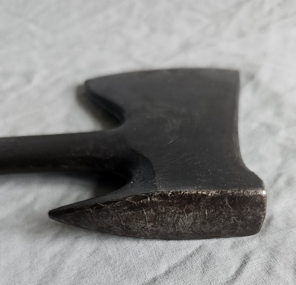 1920's antique Estwing UtilAx Trapper axe puller crate hammer 3 Rivet handle