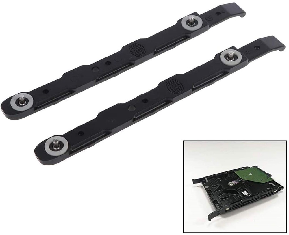 8 Pack Chassis Hard Drive Mounting Plastic Rails Rails...