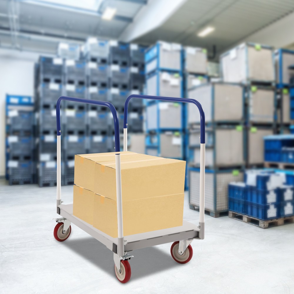 Professional Panel Cart Dolly Rectangular Low Noise with 5 inch Casters 1500 lbs