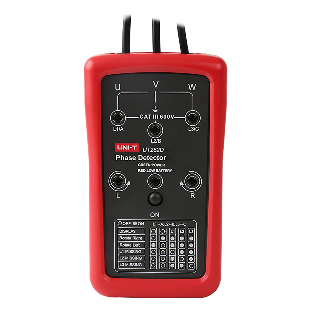 UNI-T UT262D Non-Contact Phase Sequence Table Lighting LED / Buzzer Erinn