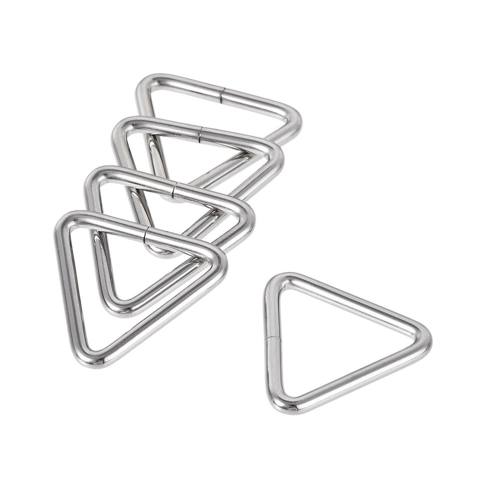 Metal Triangle Ring Buckle 0.98" (25mm) Inner Width 20pcs