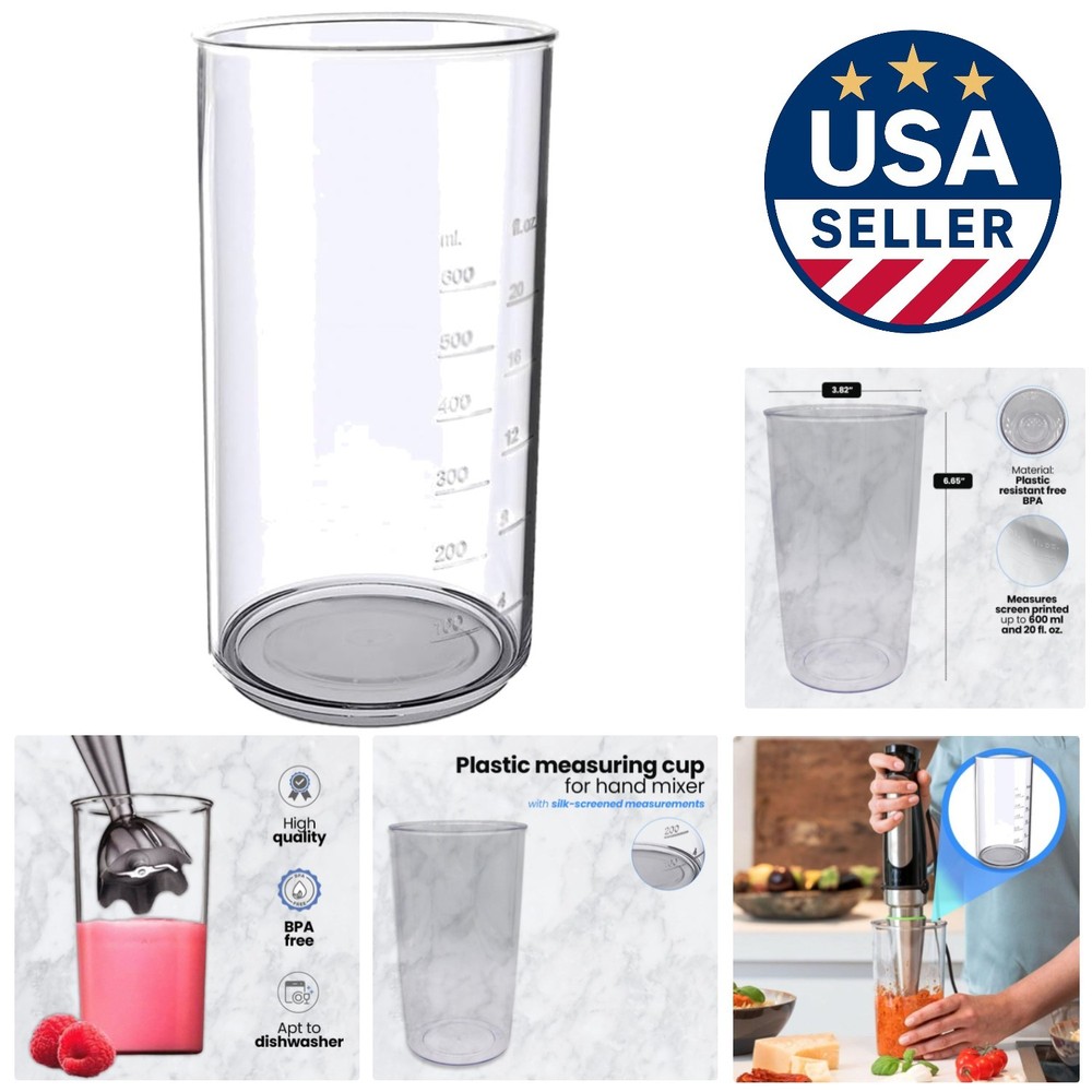 Durable BPA-Free Plastic Measuring Beaker for Precise Mixing & Pouring
