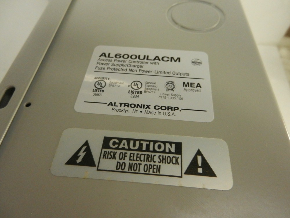 Altronix AL600ULACM Access Power Controller - preowned