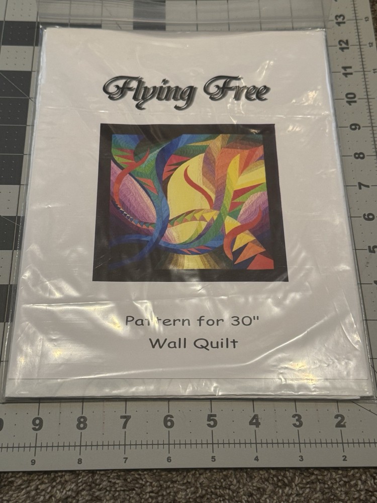 Caryl Bryer Fallert "Flying Free" 30" Wall Quilt Pattern Bryerpatch Studio