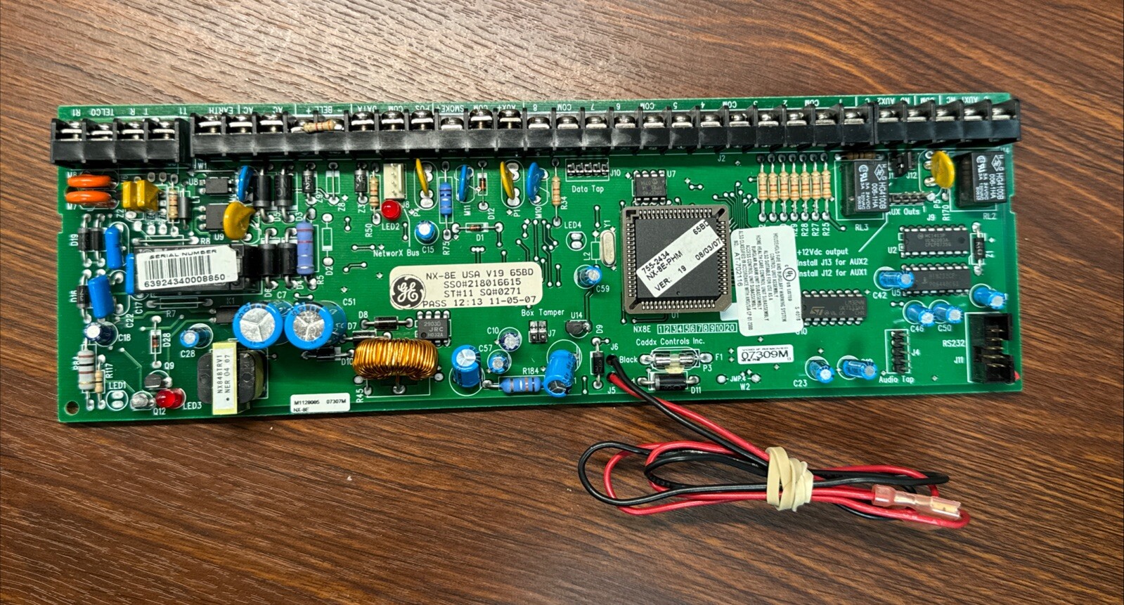 GE Security Interlogix NX-8E Board Only V18 or V19