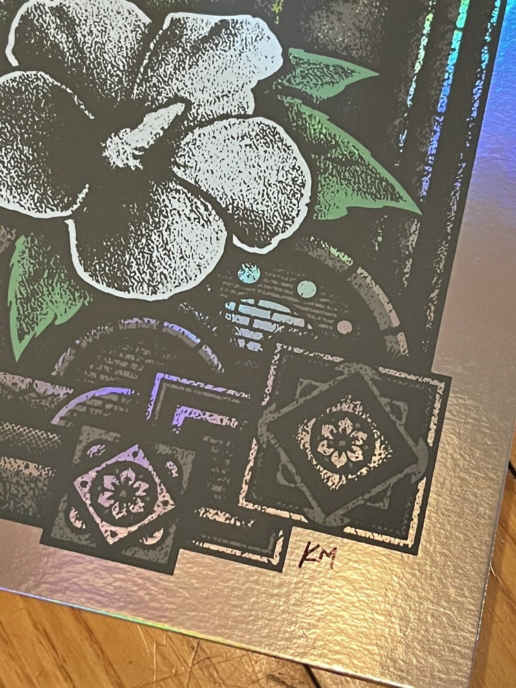 THE AVETT BROTHERS 2023 NORFOLK VA 8/8/23 OFFICIAL FOIL POSTER S/N #x/5