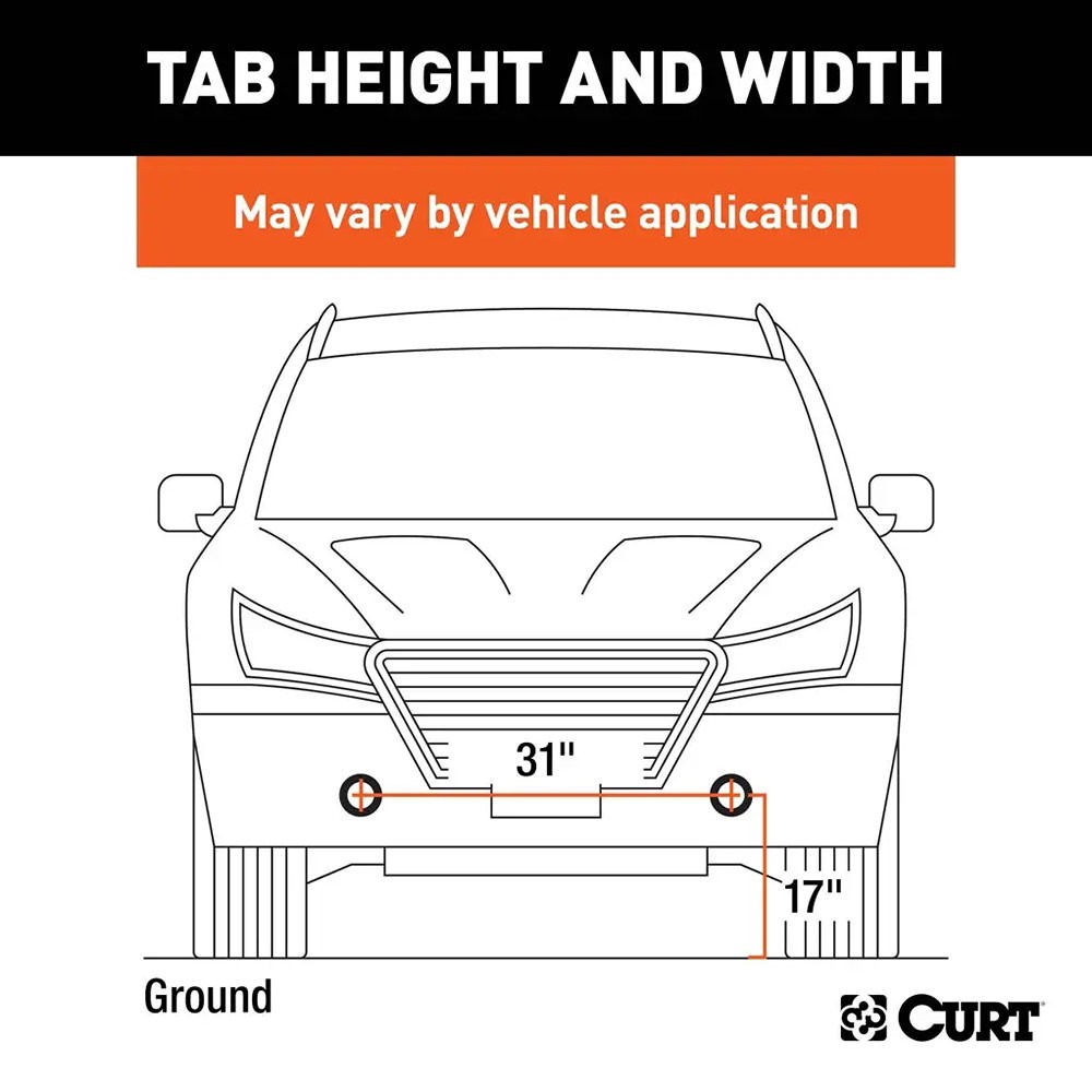 CURT Custom Tow Bar Base Plate