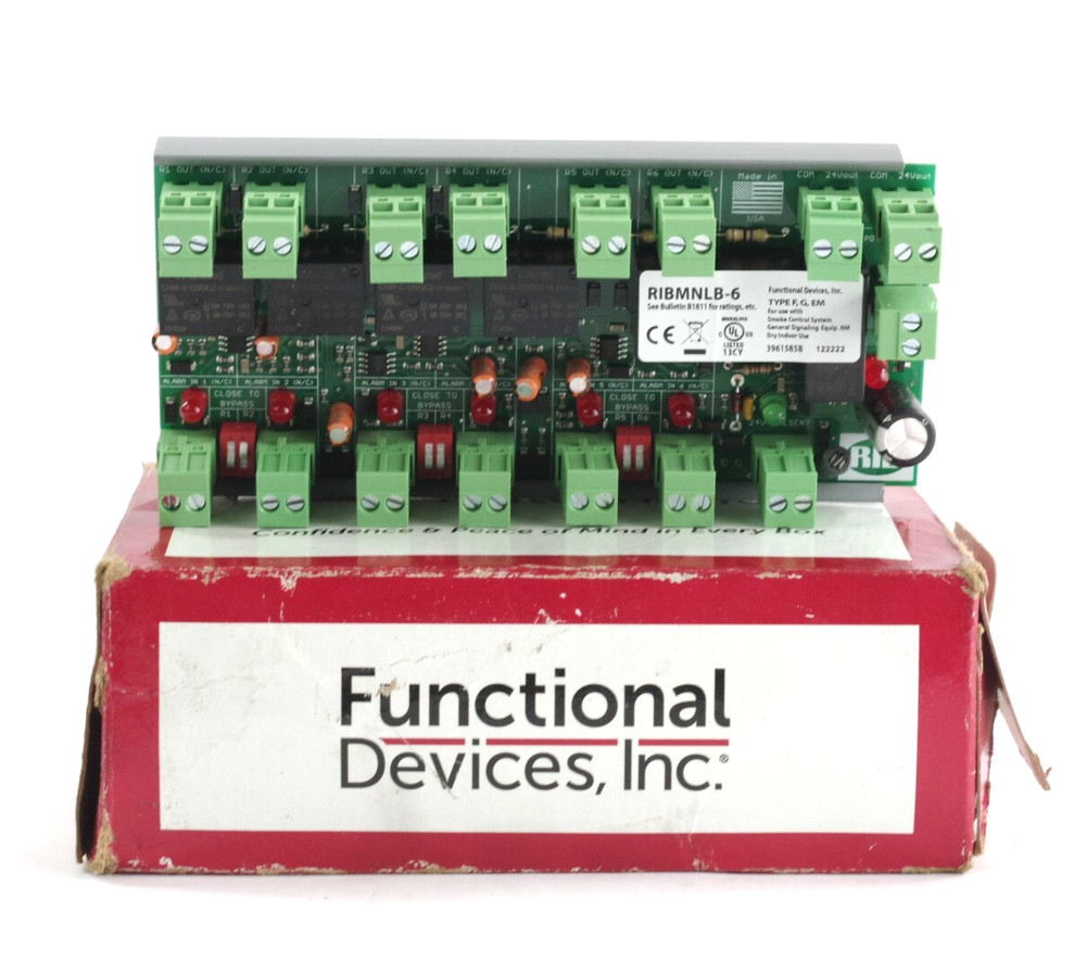 Functional Devices RIBMNLB-6 + MT212-6 Mounting Track - Open Box