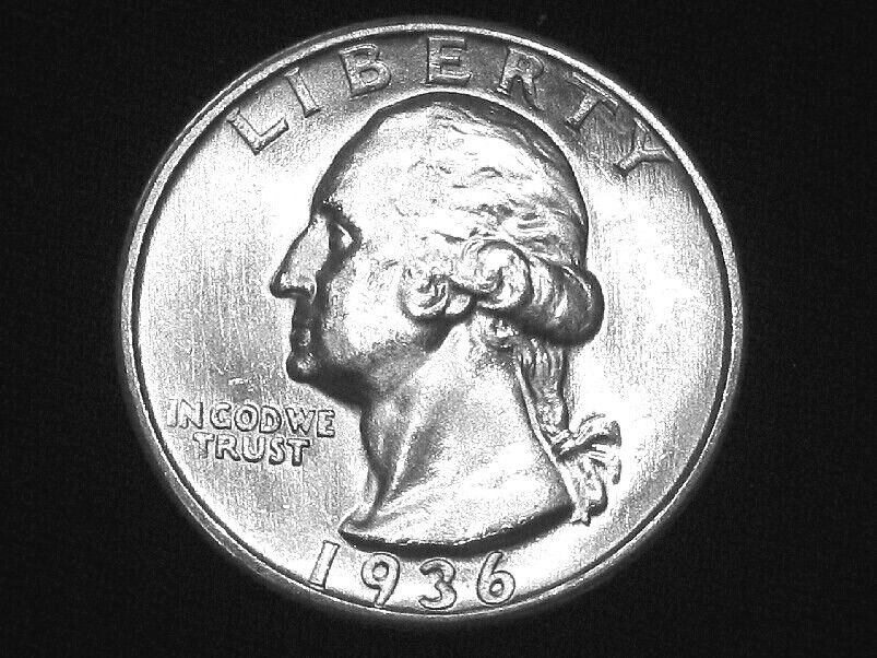 1936-S Washington Quarter --- Choice Uncirculated
