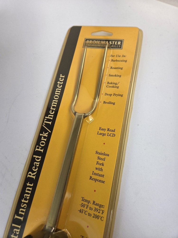 Broilmaster Digital Instant Read Fork/ Thermometer Sure Grip