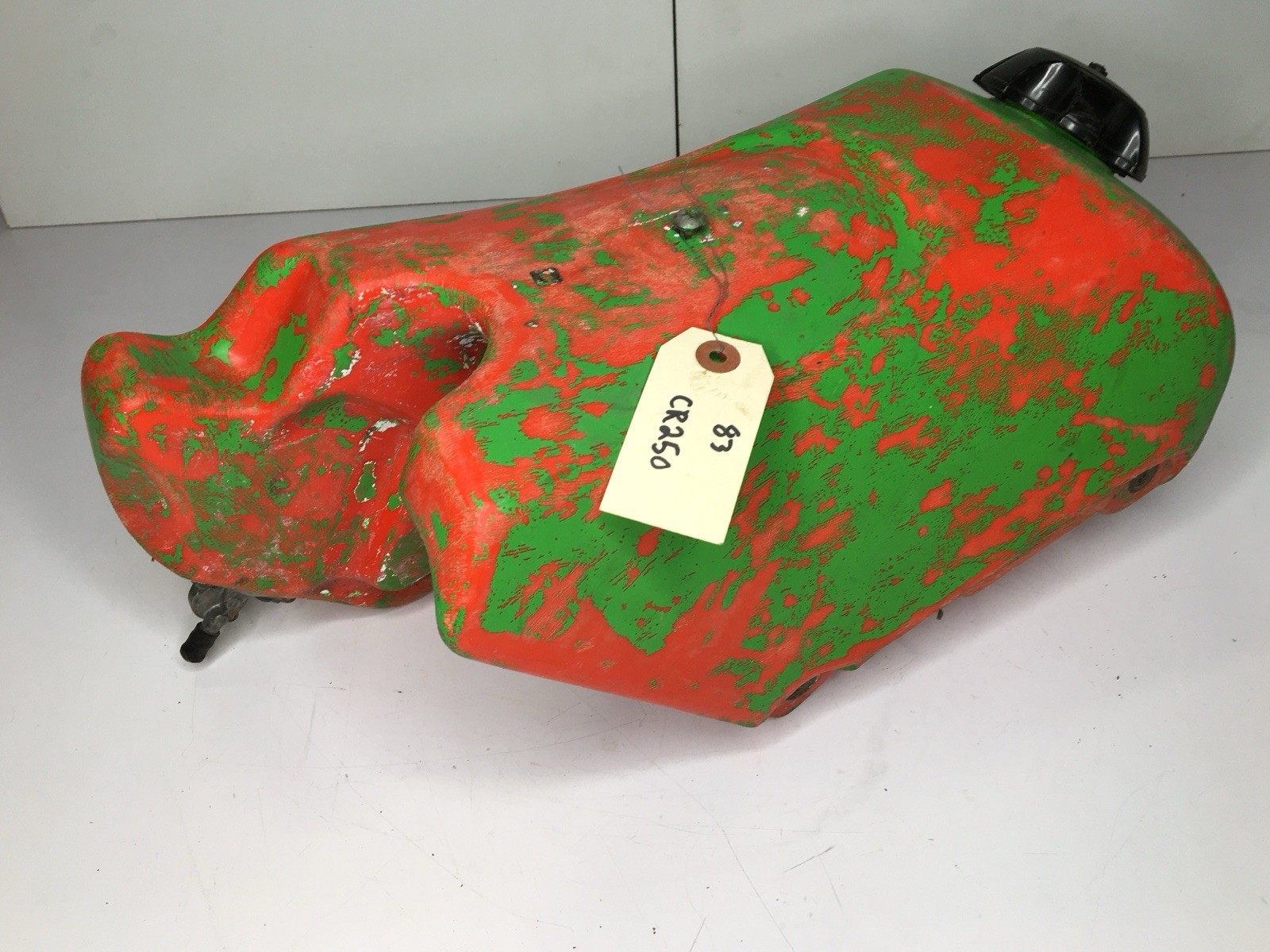 ☑️ 1983 83 Honda CR 250 CR250 OEM Fuel Petrol Gas Tank Canister Petcock