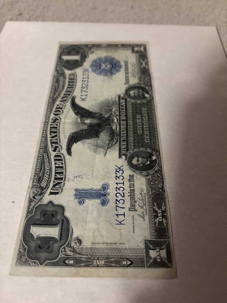 1899 Black Eagle Silver Certificate, uncertified