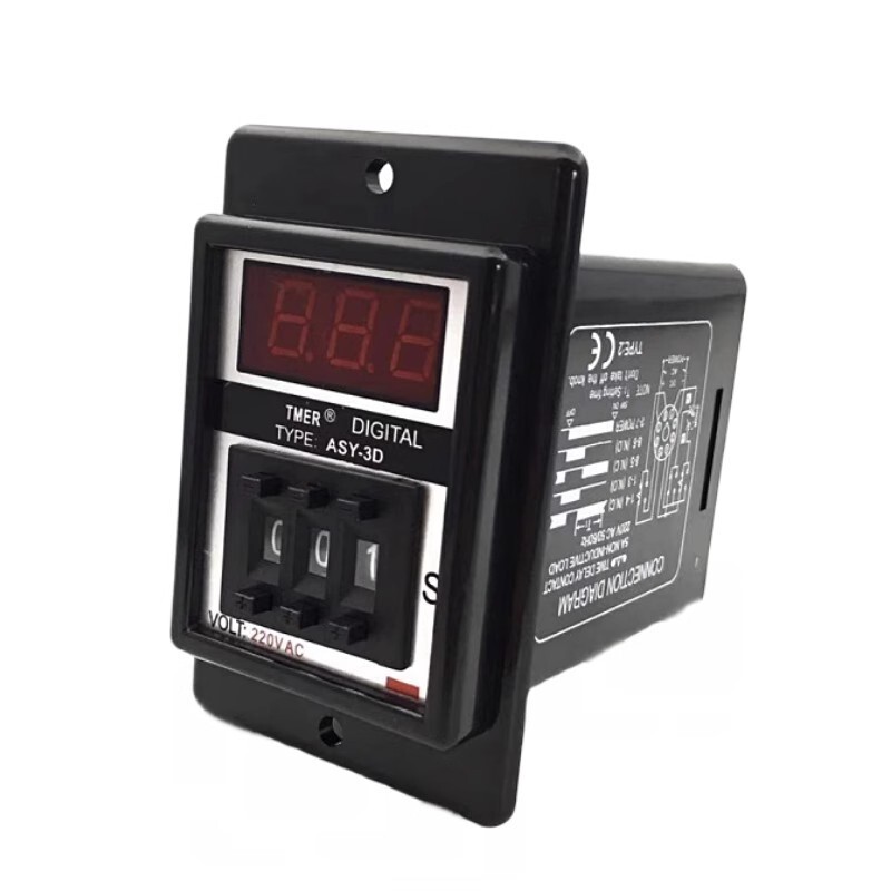 1PCS Time Relay ASY-3D Timer Energized Delay Timer
