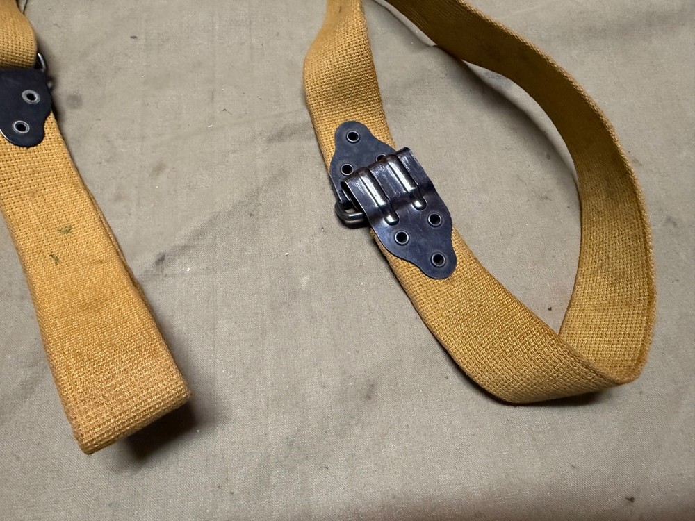 ORIGINAL WWI WWII US ARMY M1917 TOMPSON M1 KERR CANVAS WEB CARRY SLING