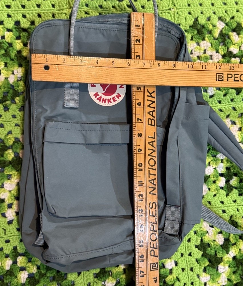 Fjällräven Kånken Ochre Chess Pattern Backpack Hike Camp Work School