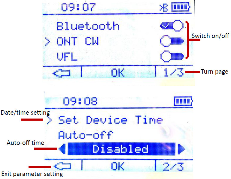 Deviser EP350 GPON/EPON and 10G-PON Optical Power Meter with VFL