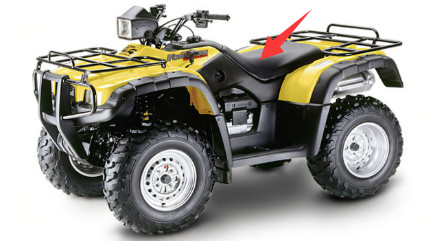 Complete Seat For Honda Foreman Rubicon 500 TRX500FA FGA 4x4 2001-2004 Black