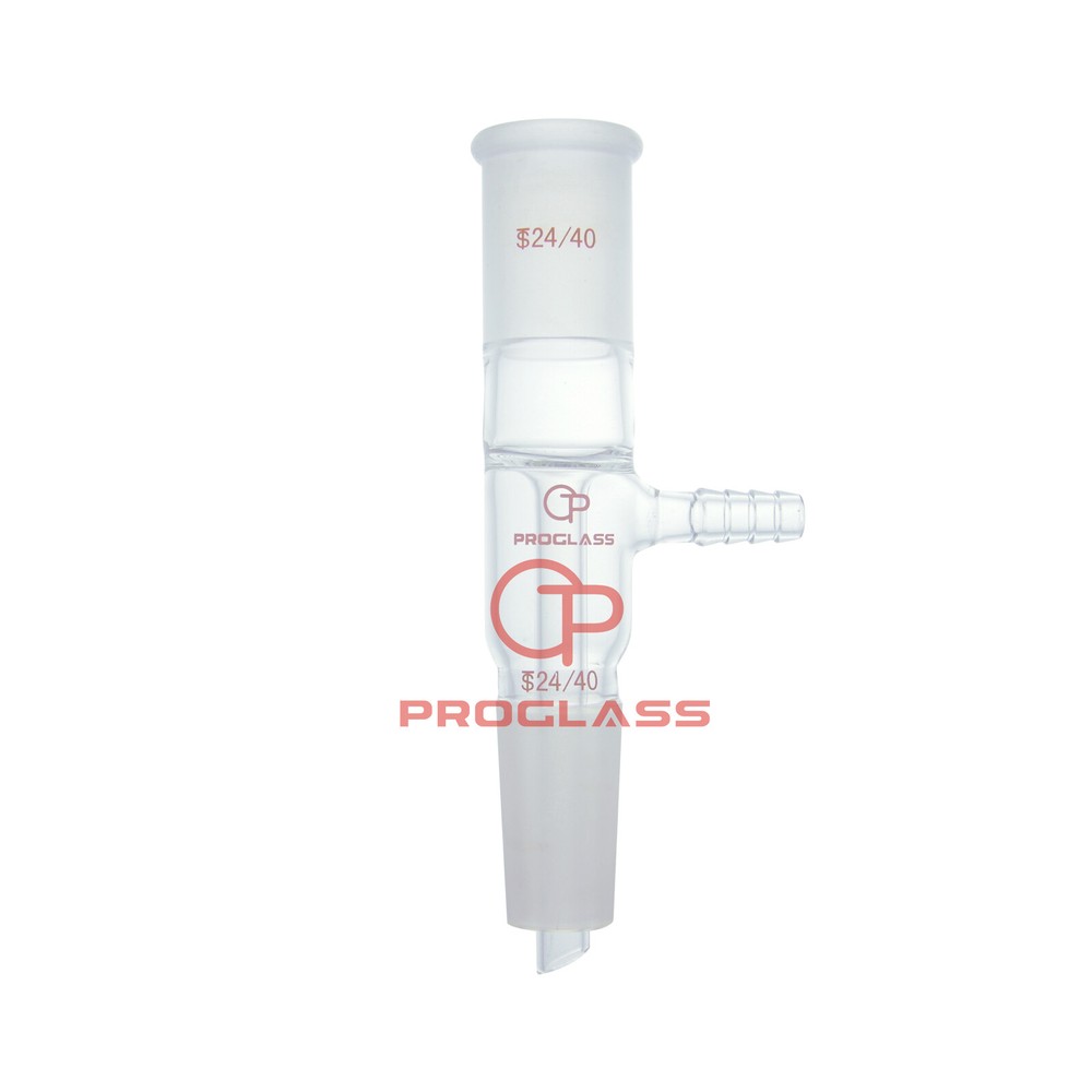 Laboratory Adapters Straight Vacuum Take-Off Vertical Long Stem