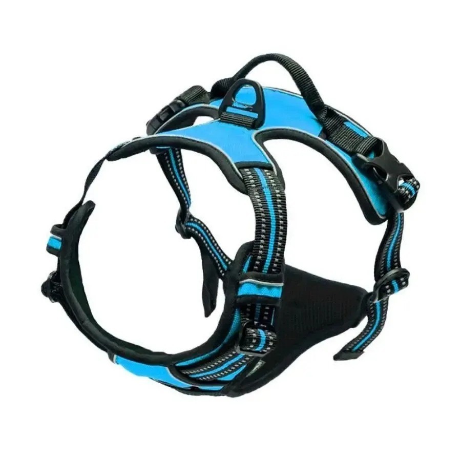 Dog Harness & Training Leash No Pull Control Adjustable Large Handle Heavy Duty