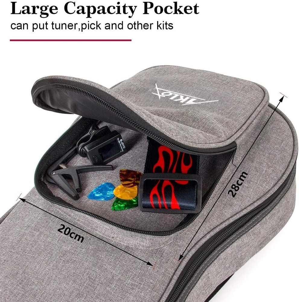 32" Gig Bag for 30" Baritone Ukulele - Stylish, Durable, and Protective